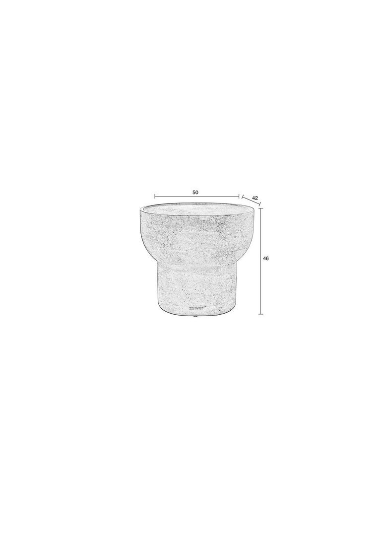 Zuiver Side Table Noble Pill Oval - Beistelltisch