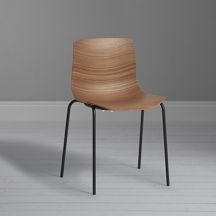 Case Shin Azumi for Loku Chair Tubular Base - Walnut and Black 