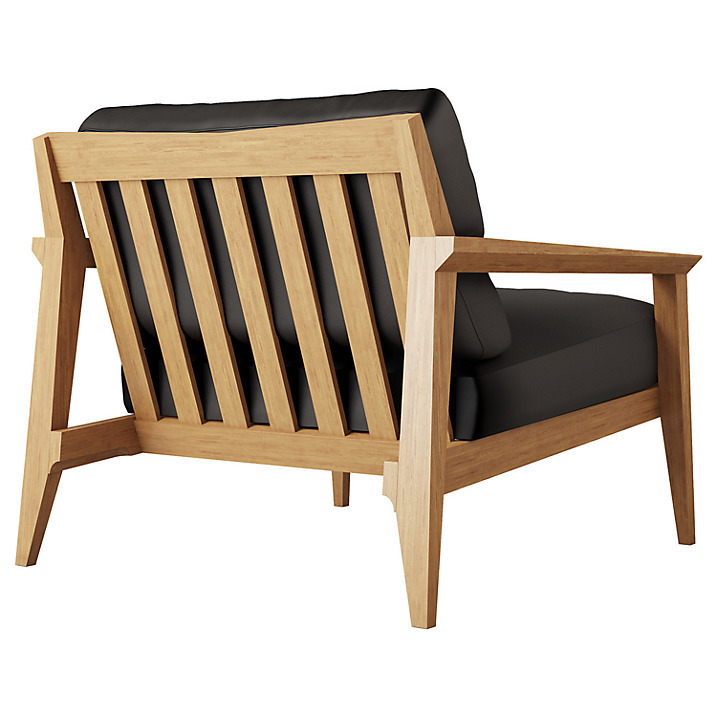 Case Stanley Leather Armchair - Black