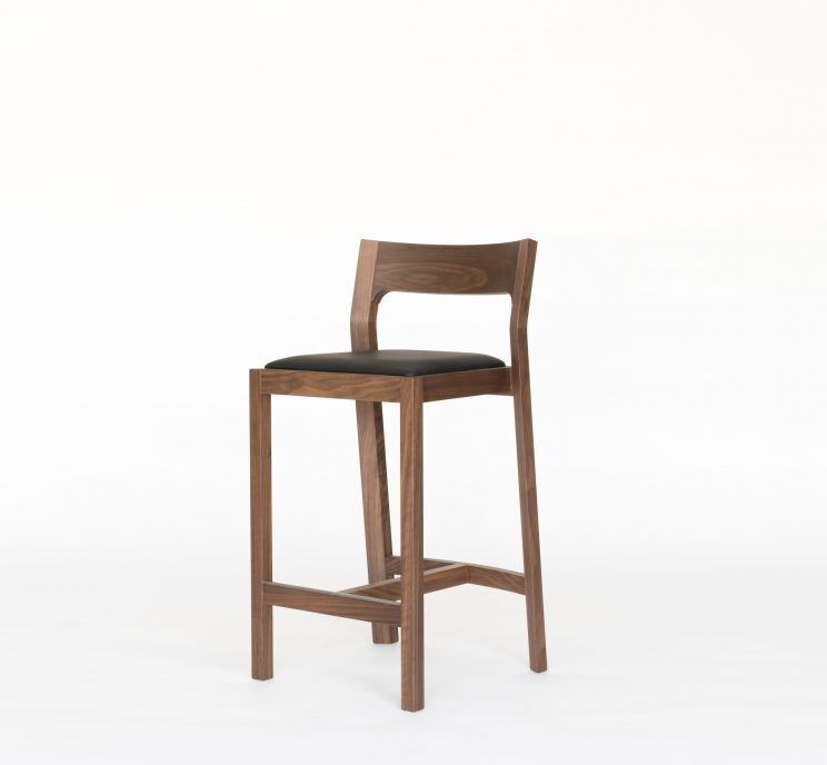 Case Profile Stool - Counter Stool - Walnut