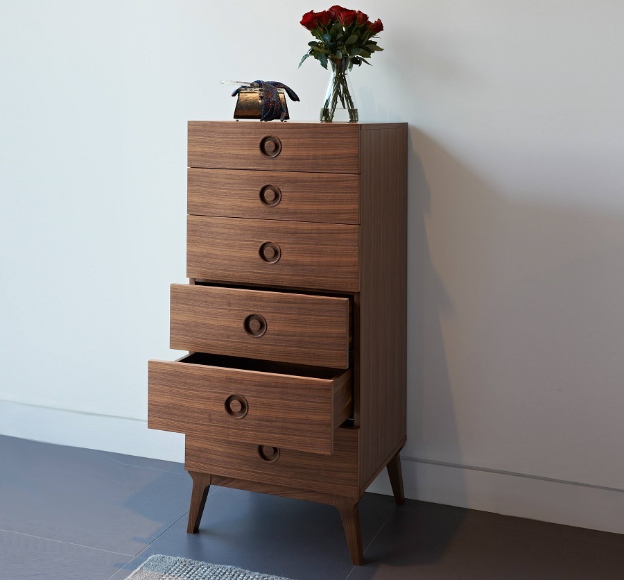 Case Valentine Tallboy - Walnut