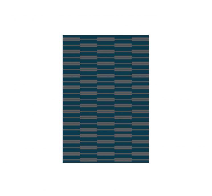 Case Spindle Rug - Spindle Petrol