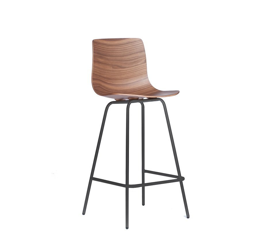 Case Loku Counter Stool (Tubular Base) - Black Frame