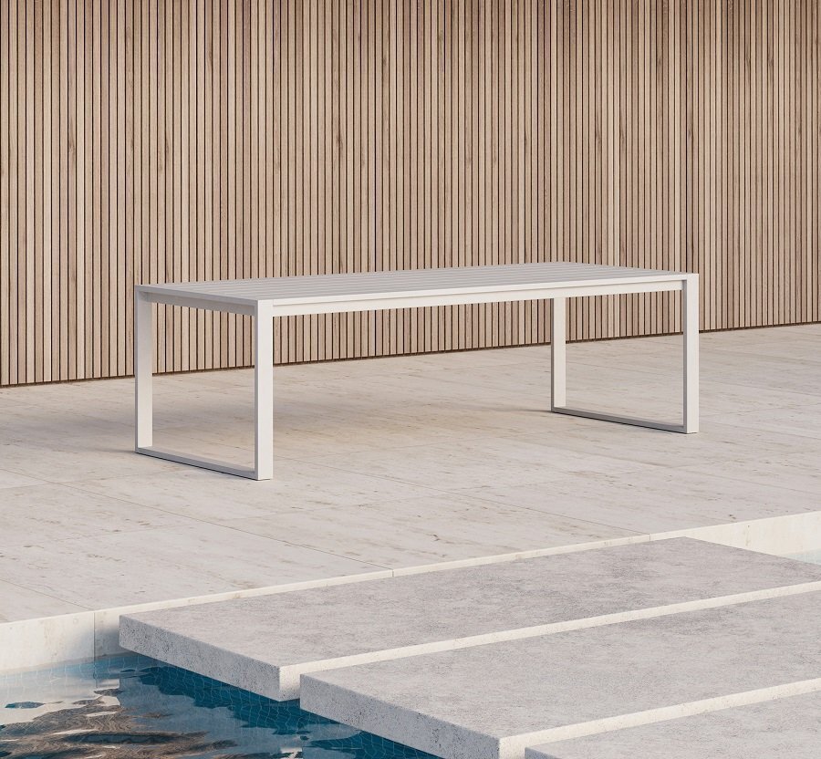 Case Furniture Eos - Tisch 250 x 100 cm - White