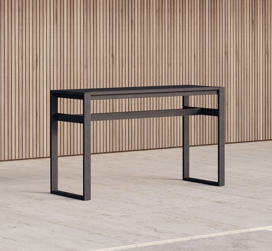 Case Eos Rectangular Bar Table - Black