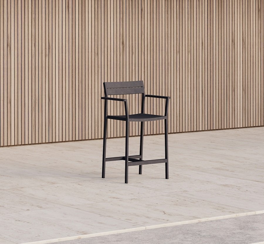 Case Eos Counter Stool - Black