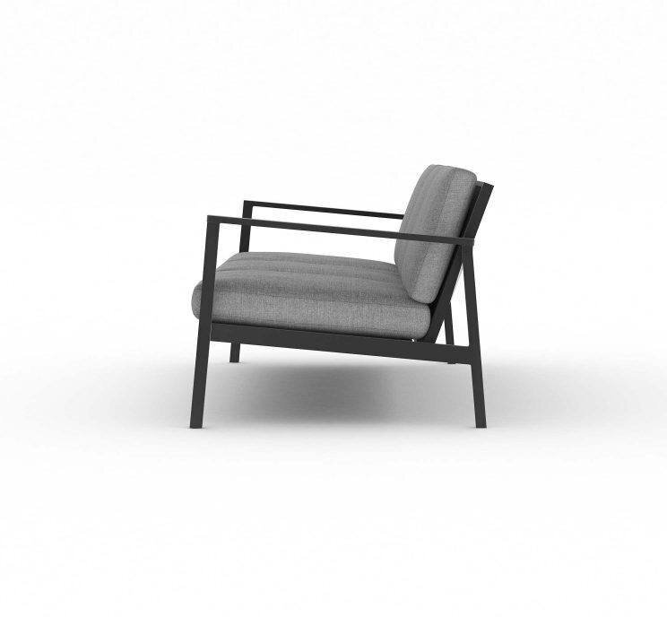 Case Eos 2-Seater Sofa - Black