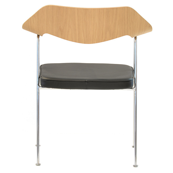 Case Furniture 675 - Stuhl - Oak and Chrome