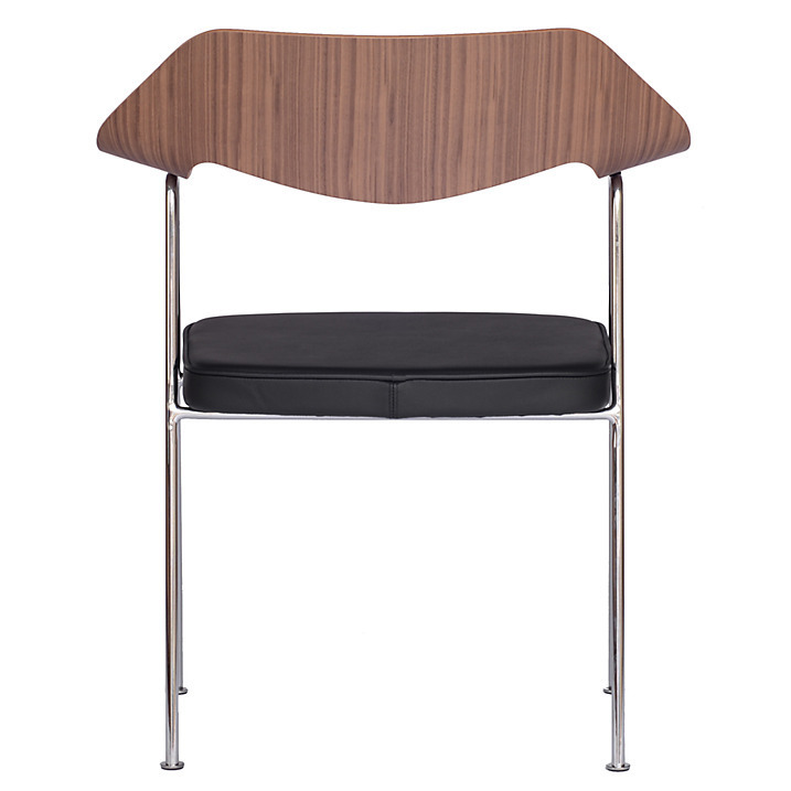 Case Furniture 675 - Stuhl - Walnut and Chrome