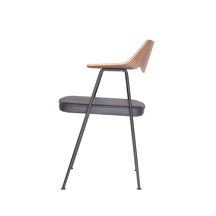Case Furniture 675 - Stuhl - Black / Walnut