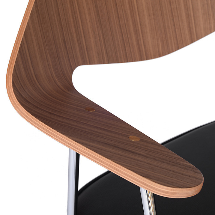 Case Furniture 675 - Stuhl - Black / Walnut