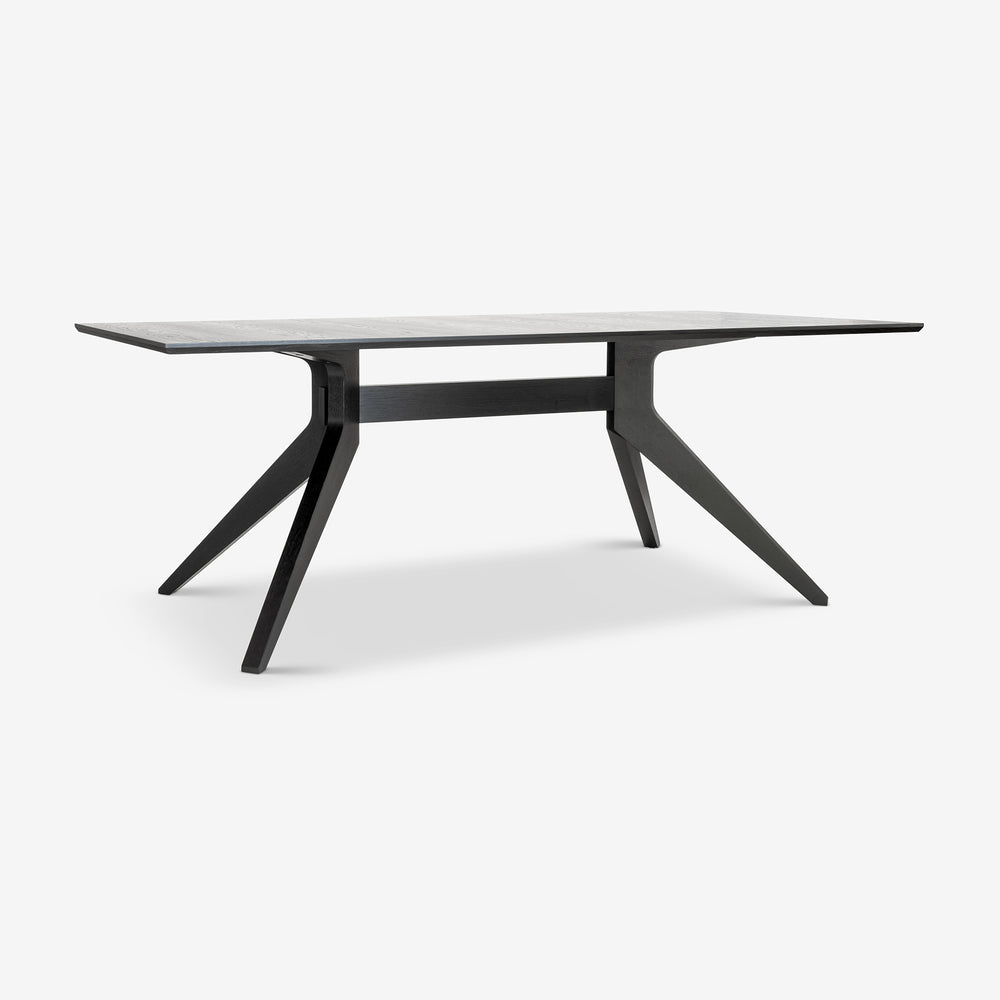 Case Cross - Esstisch - Black Stain 
