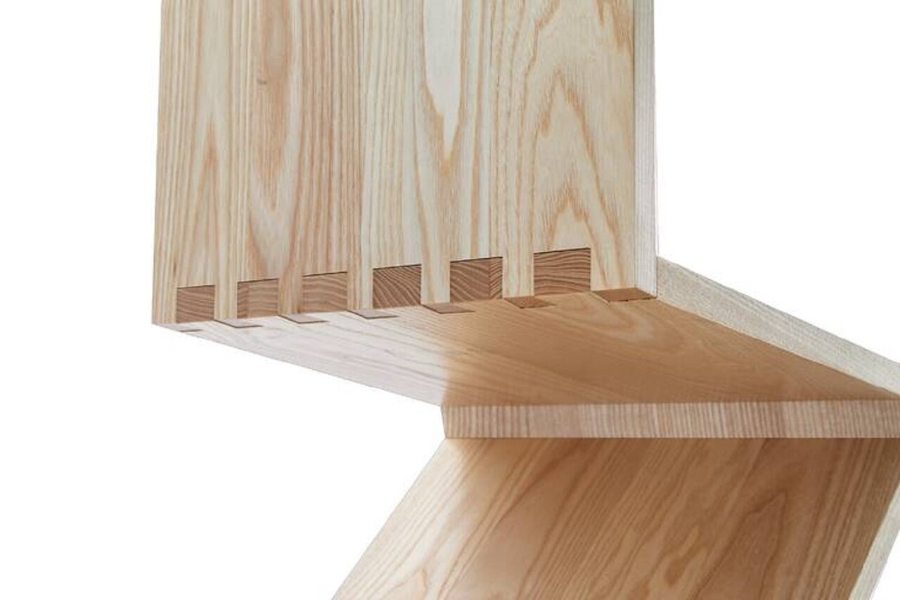 Cassina Zig-Zag Stuhl Esche naturfarbig