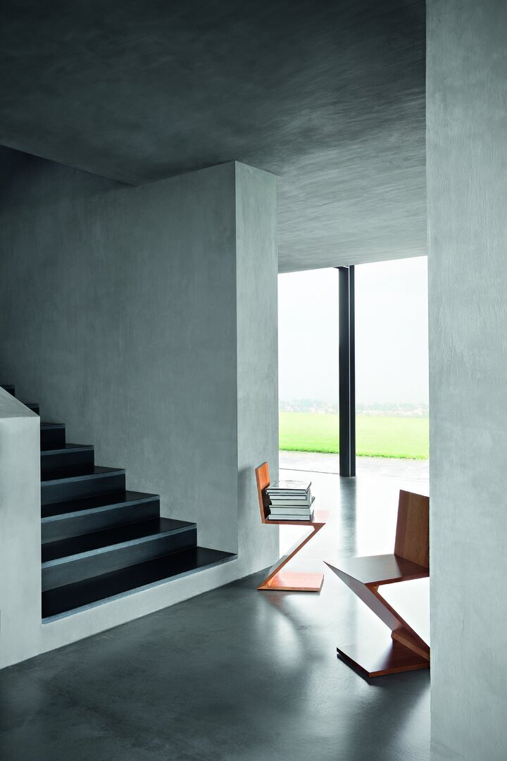 Cassina Zig-Zag Stuhl Esche naturfarbig