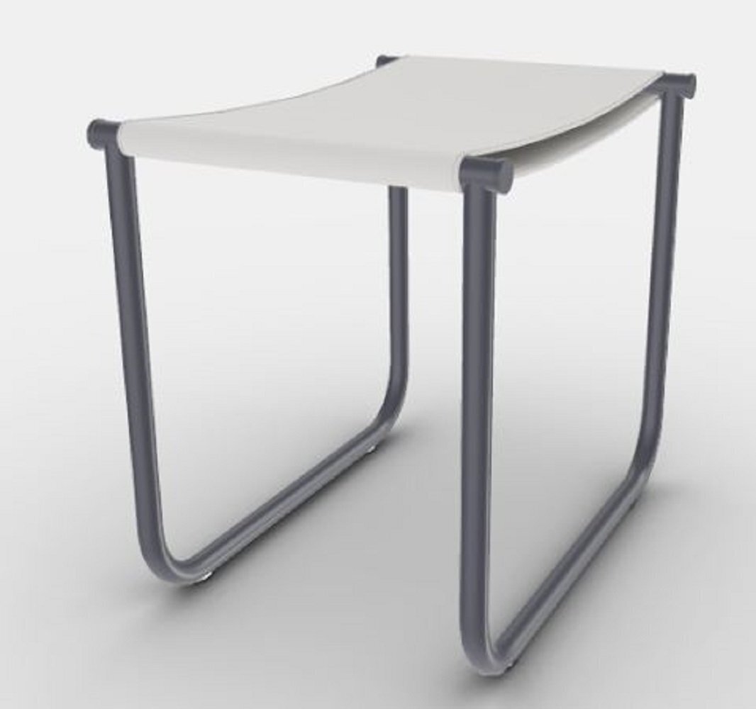 Cassina 9 Tabouret - Hocker - Grau Lackiert