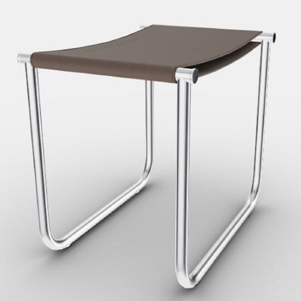 Cassina 9 Tabouret - Hocker - Verchromt - Schlamm