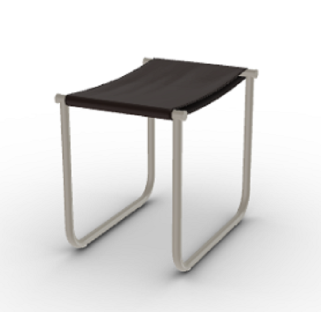 Cassina 9 Tabouret - Hocker - Schlamm_Lackiert_Tabakbraun