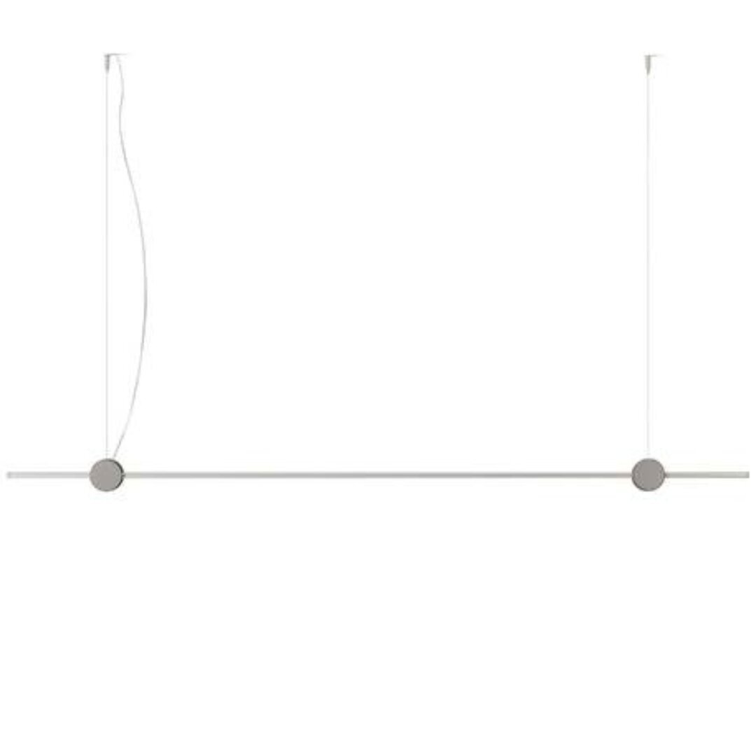 Cassina Eitie Line - Pendelleuchte - B: 172 cm - Schwarz / Silber