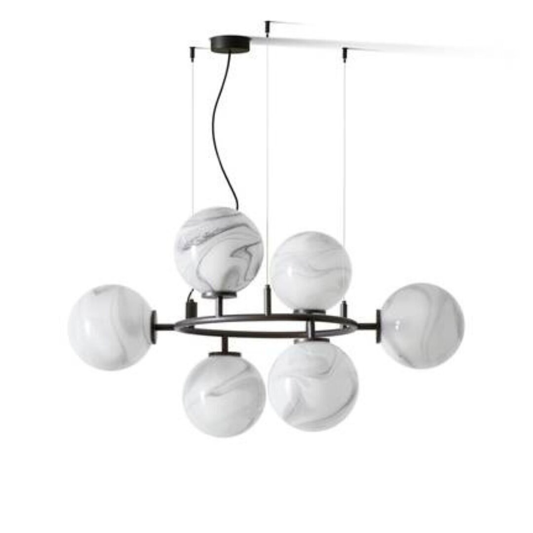 Cassina Constellation - Pendelleuchte - Weiss marmoriert