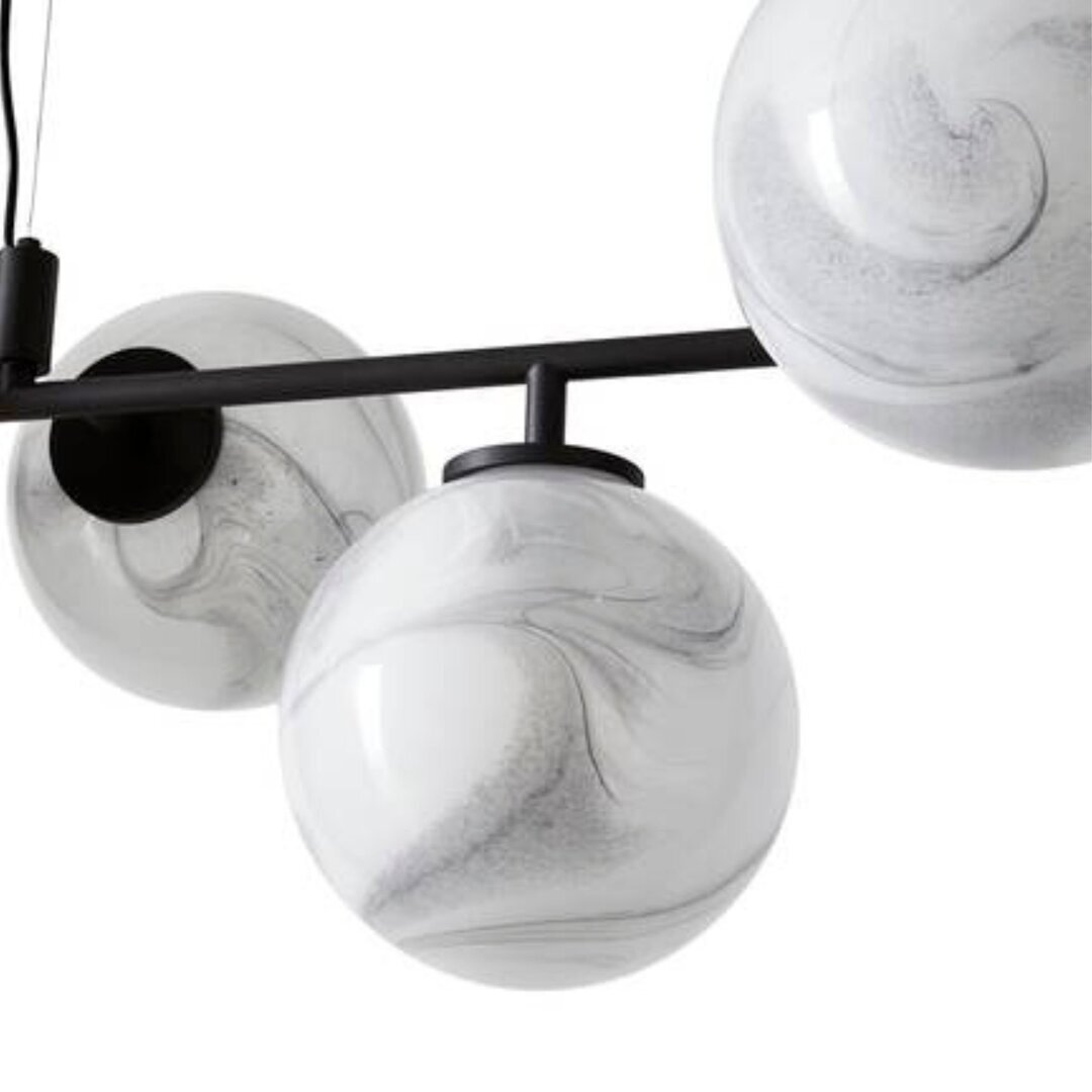 Cassina Starburst - Pendelleuchte - Weiss marmoriert