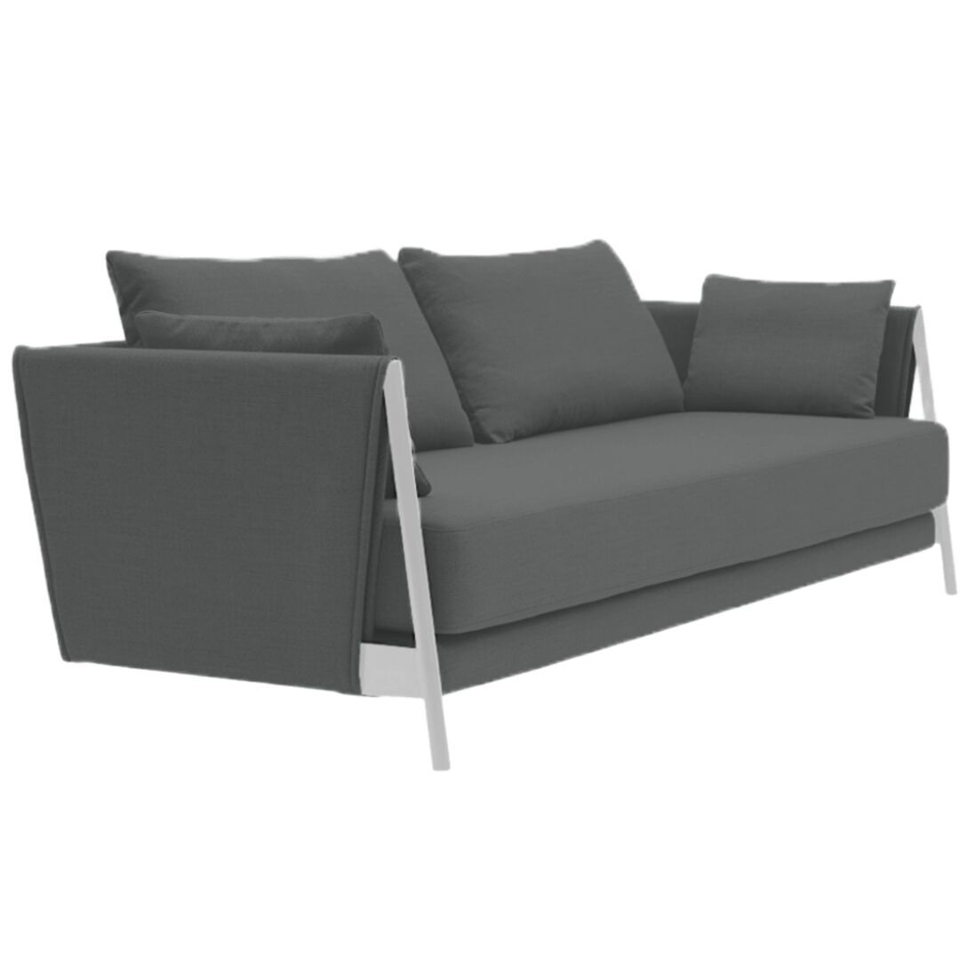 Softline Softline Madison Schlafsofa Chrome, Divina Melange 180 Slate