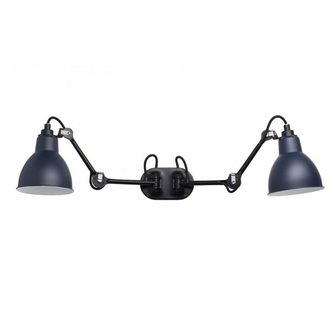 DCWeditions DCW Lampe Gras N°204 Double Wandleuchte Blue