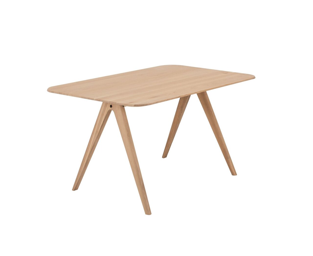 Gazzda Ava Table 140 x 90 - Oiled oak - White 1015