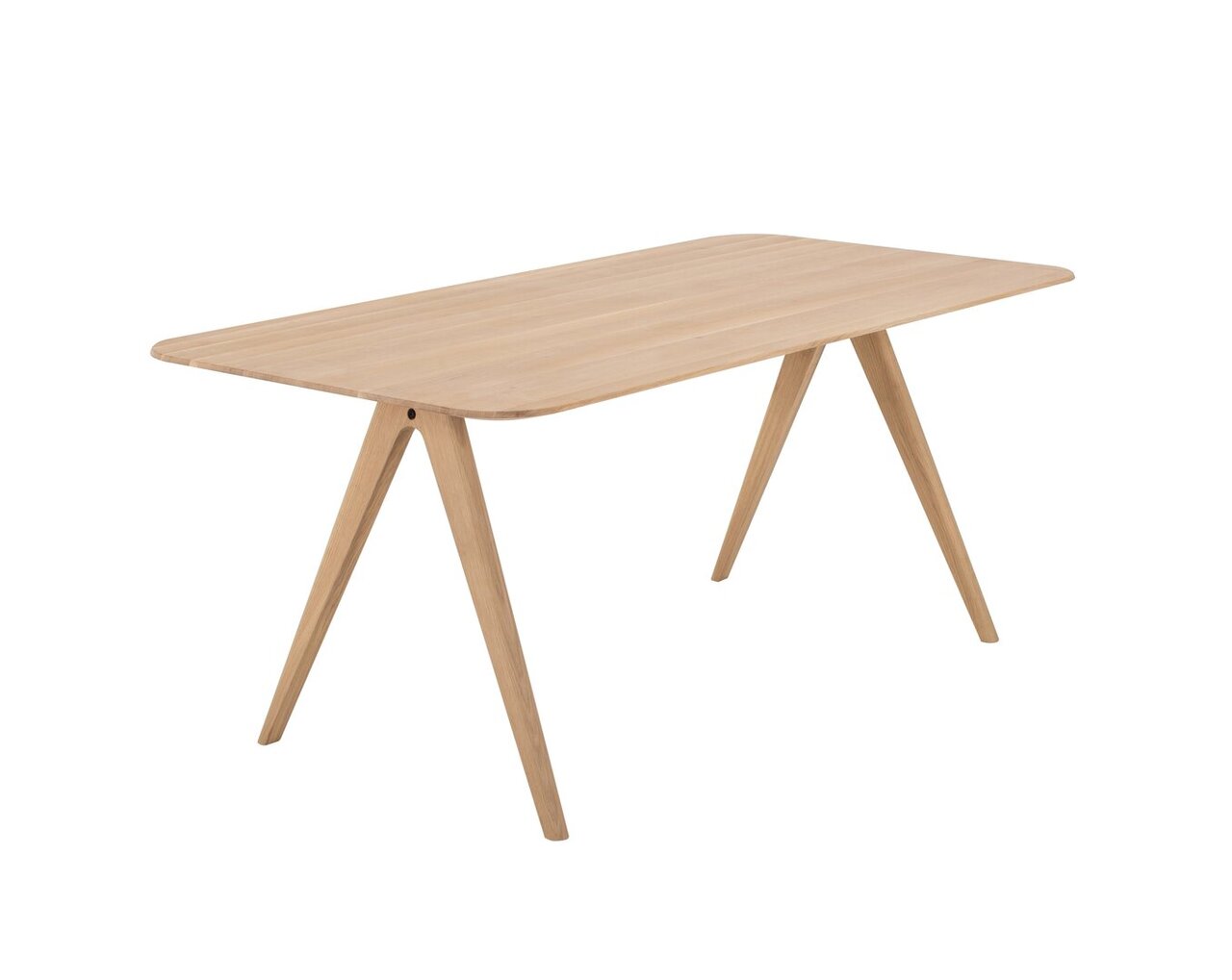 Gazzda Ava Table 180 x 90 - Oiled oak - White 1015