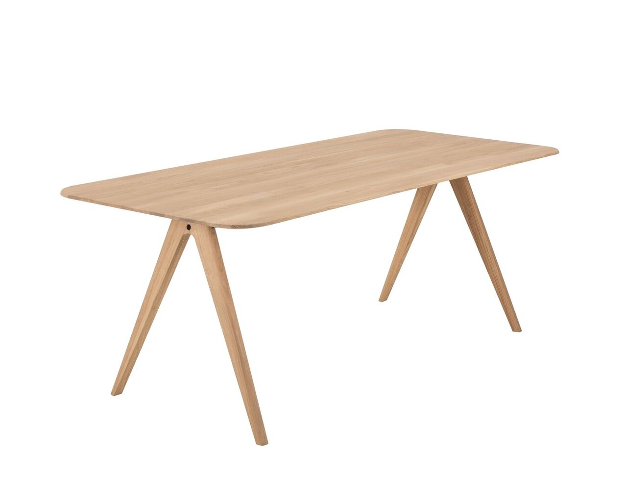 Gazzda Ava Table 200 x 90 - Oiled oak - White 1015
