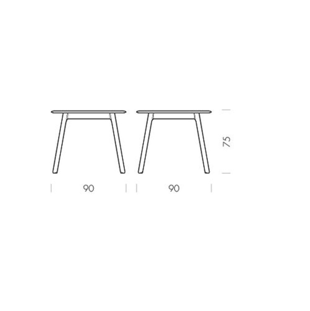 Gazzda Teska Table - 90 x 90 cm