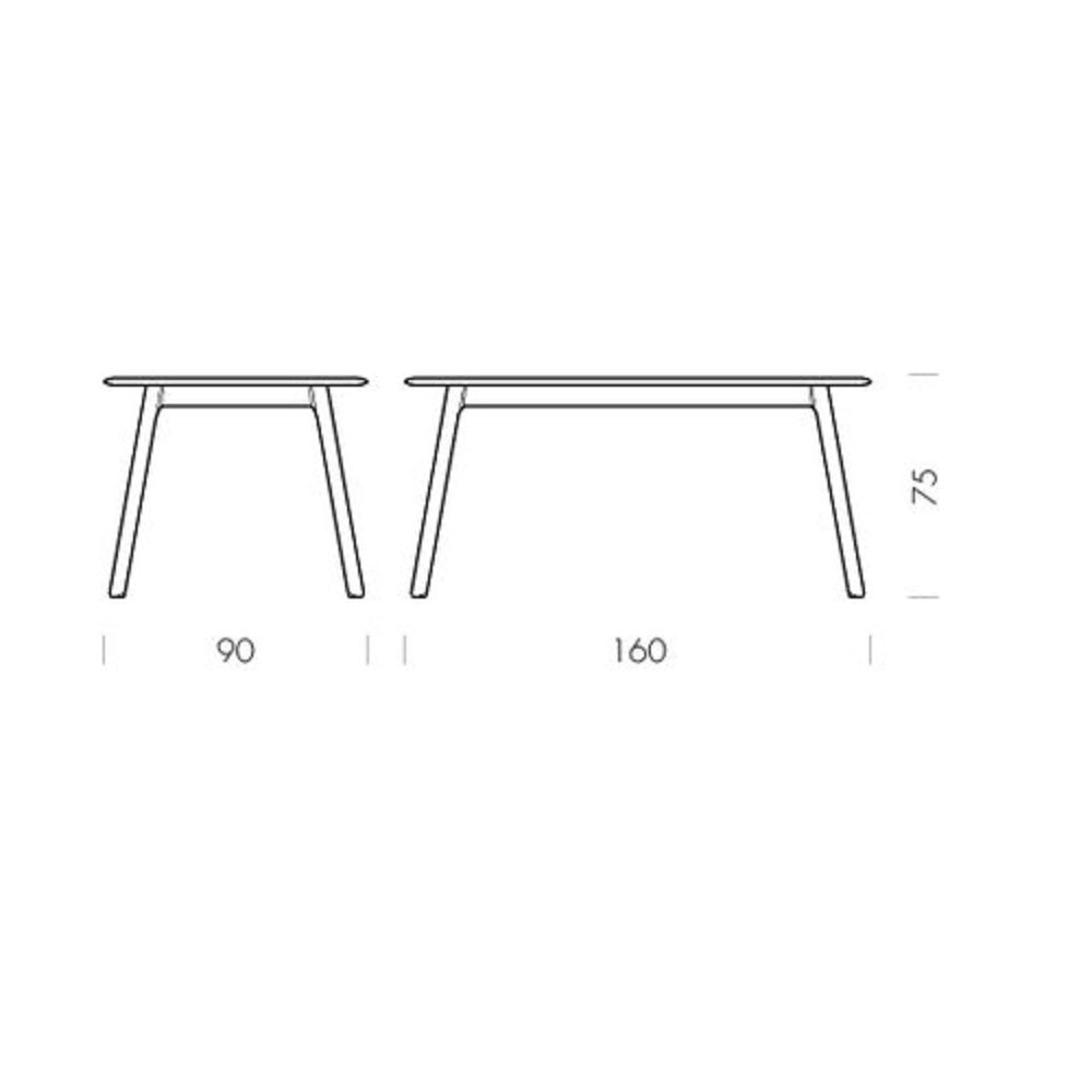 Gazzda Teska Table - 160 x 90 cm