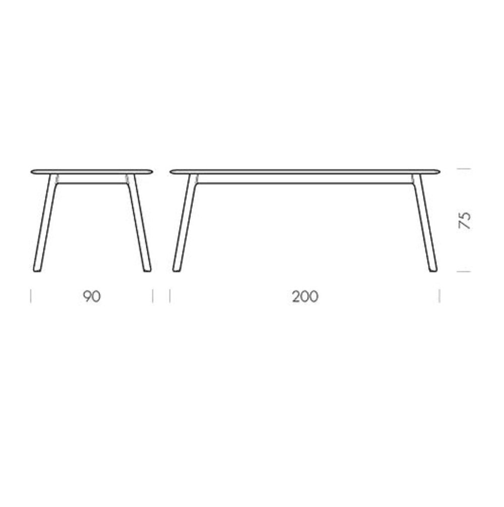 Gazzda Teska Table - 200 x 90 cm