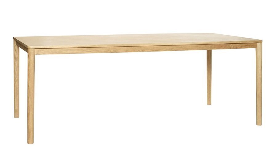 Huebsch Esstisch, Eiche, natur 200 x 100 x H 75 cm