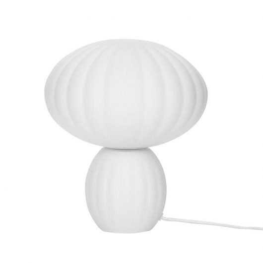 Huebsch Tischlampe Glass opal