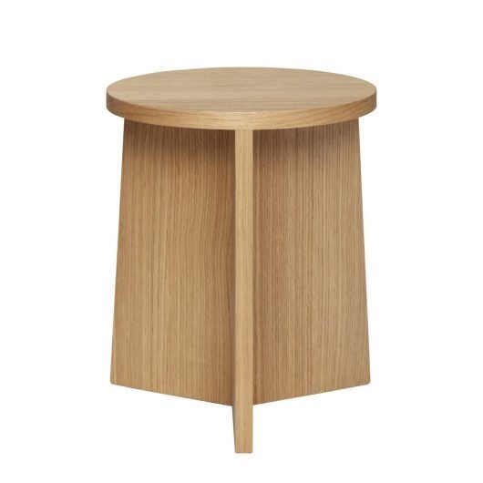 Huebsch Hocker Eiche natur h42cm