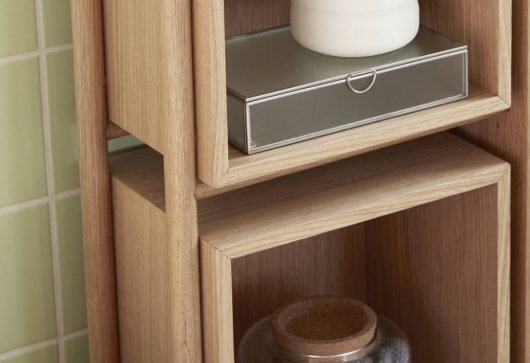 Huebsch Kommode m Fach Eiche natur h90cm