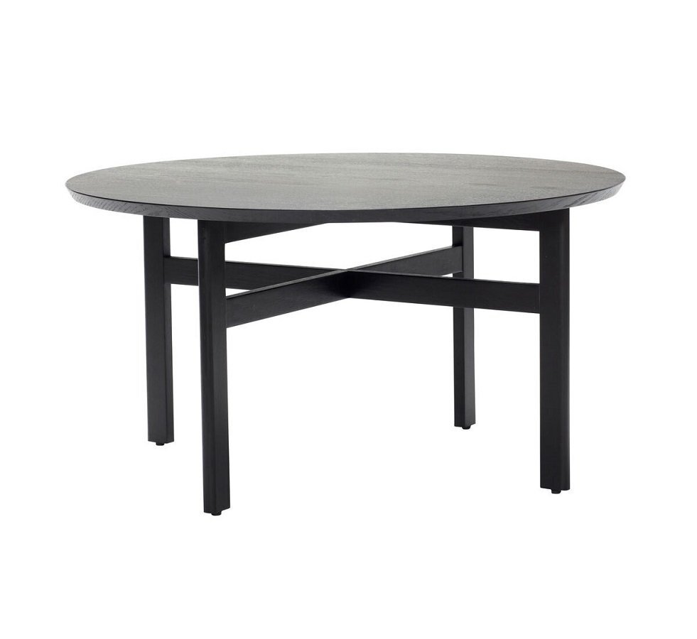 Huebsch Couchtisch Rund Holz Schwarz