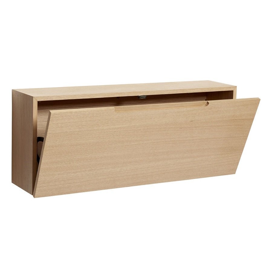 Huebsch Schuhschrank Eiche Fsc Natur 100X25Xh40Cm