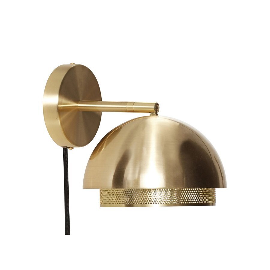 Huebsch Wandlampe Messing Ø18