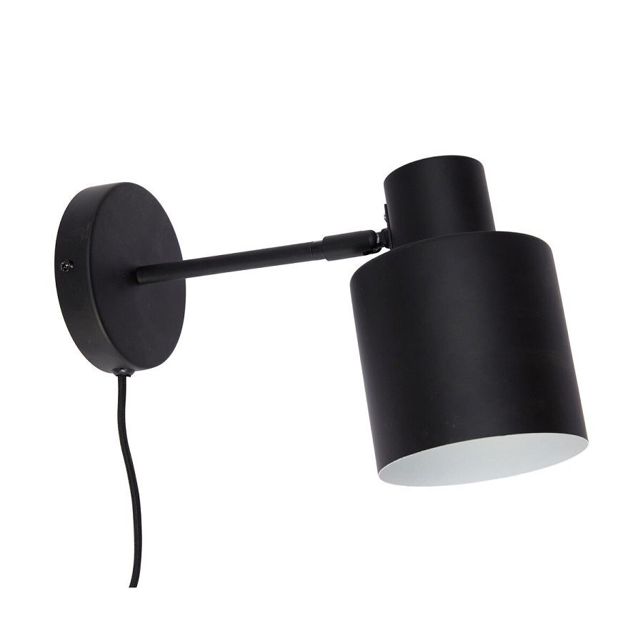 Huebsch Wandlampe Schwarz 29X12Xh17Cm