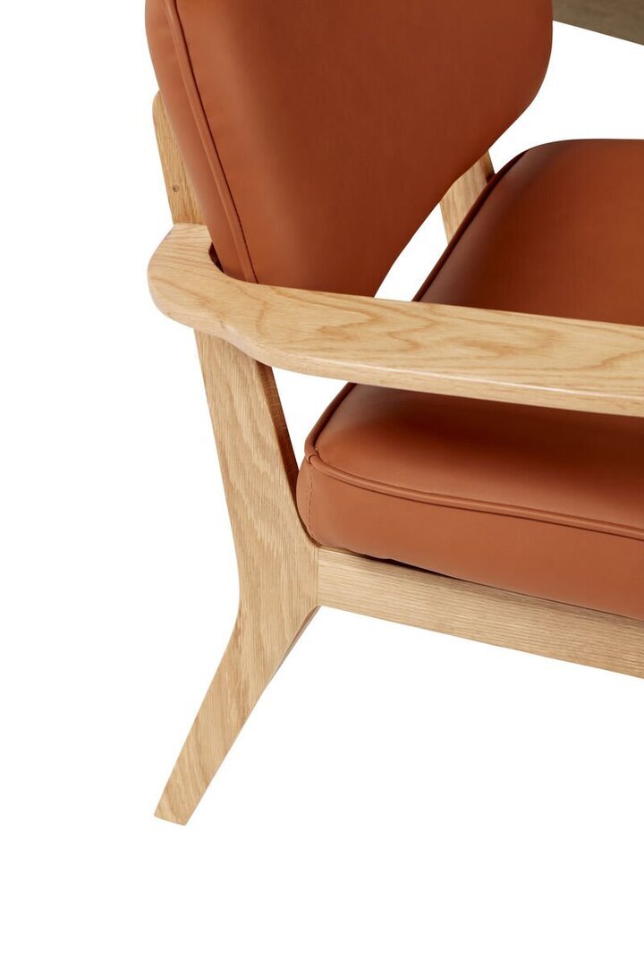 Huebsch Loungestuhl Eiche Fsc Oeko-Tex - Braun, Natur
