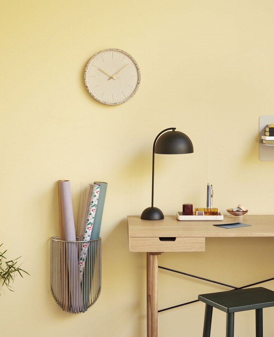 Huebsch Schreibtisch M Fächer Eiche Fsc Natur 120X55Xh77Cm