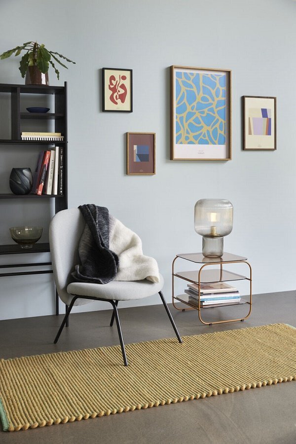 Huebsch Echo Side Table Brown/Orange