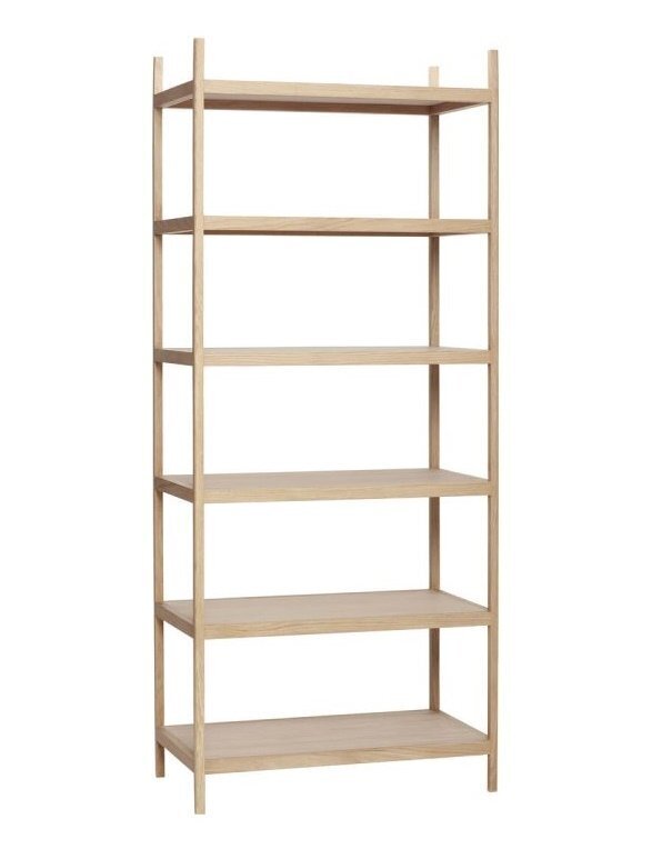 Huebsch Library Shelf Unit Large Natural