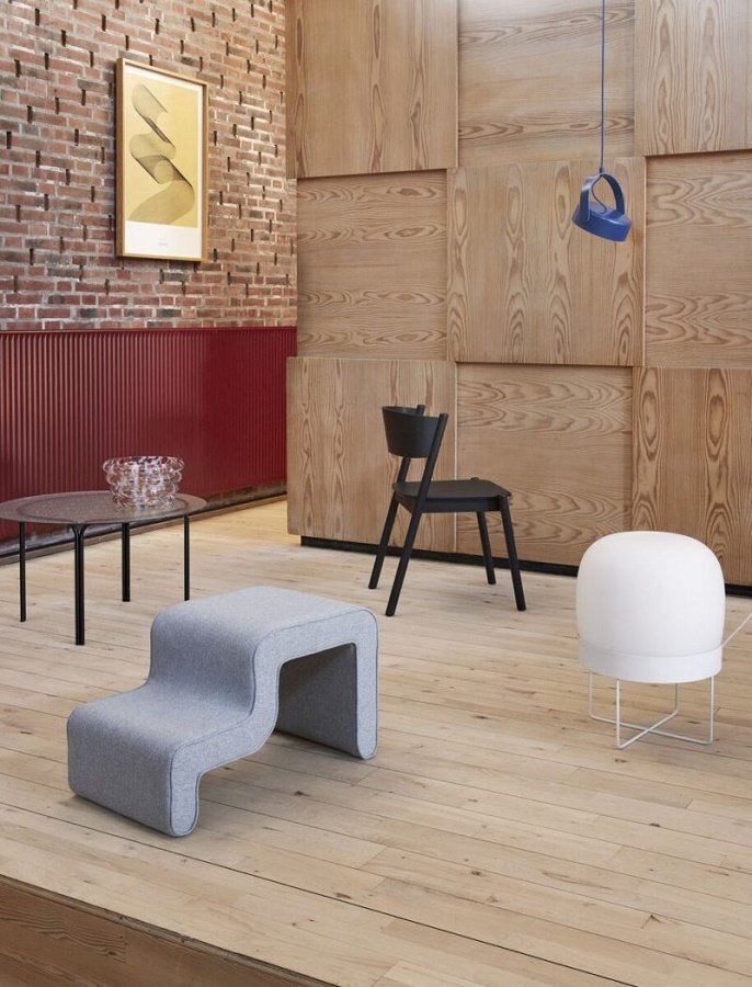 Huebsch Snowy Floor Lamp White