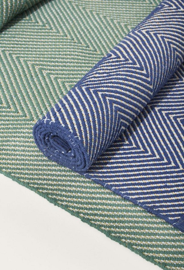 Huebsch Mellow Runner Blue