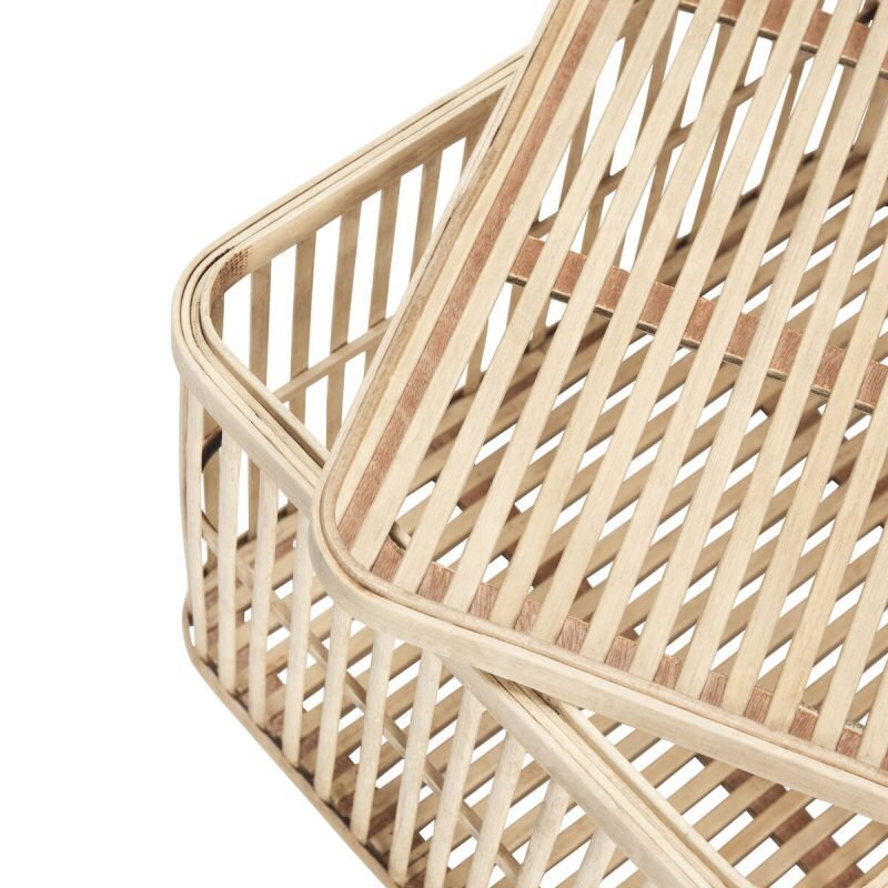Huebsch Cheery Baskets Natural (set of 2)