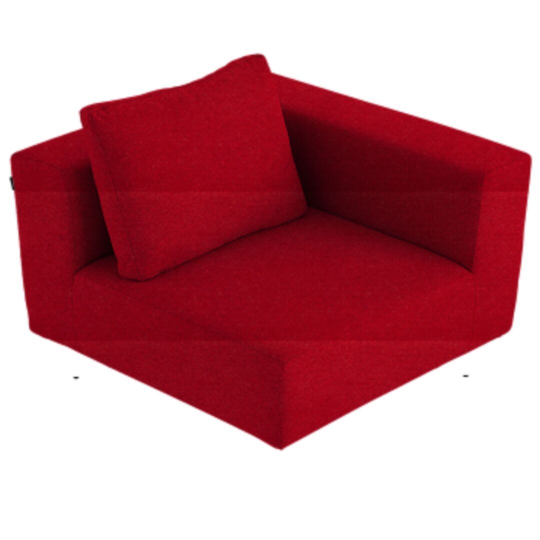 Softline Softline Lotus Sofa Eckmodul Felt - 588 Red