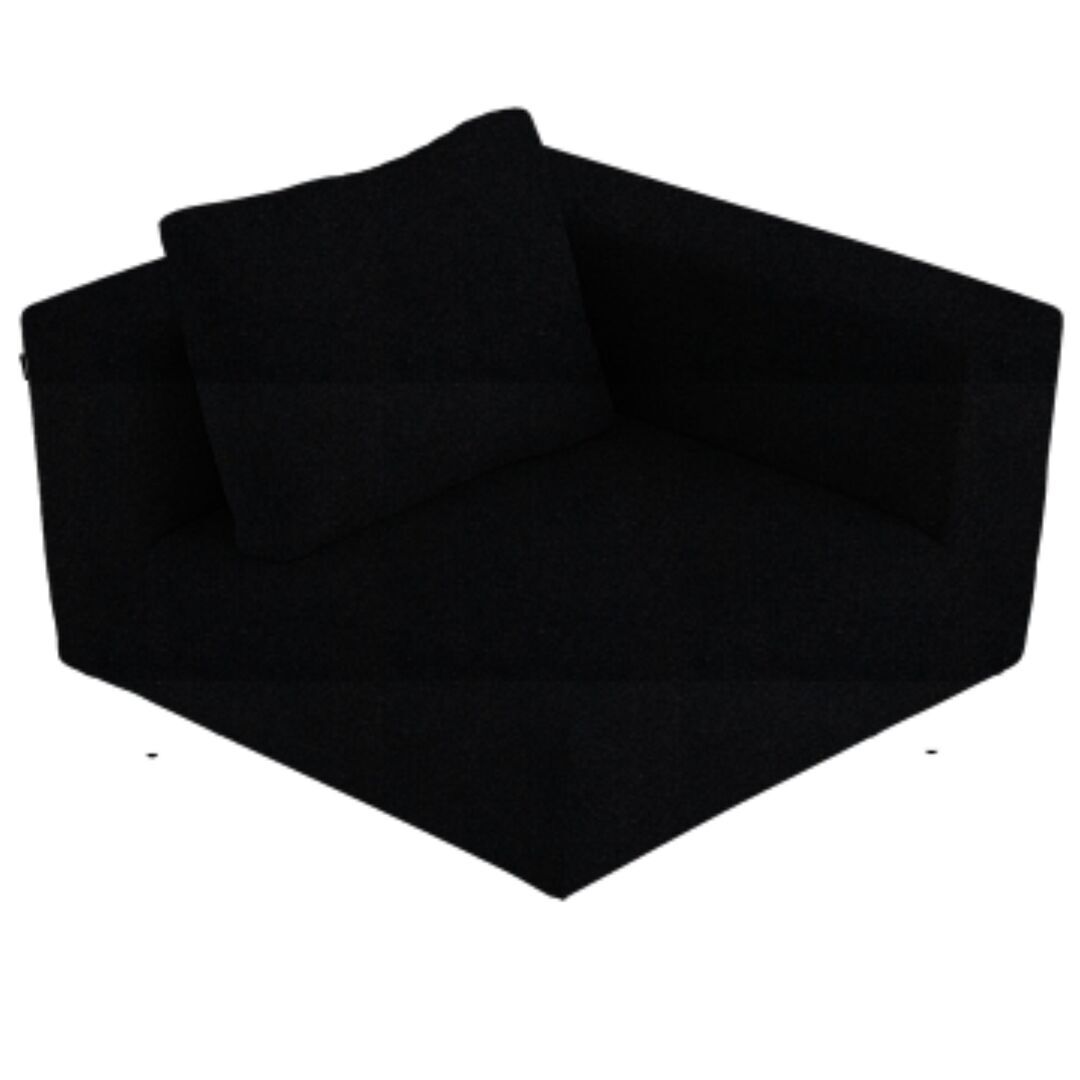 Softline Softline Lotus Sofa Eckmodul Felt - 636 Black