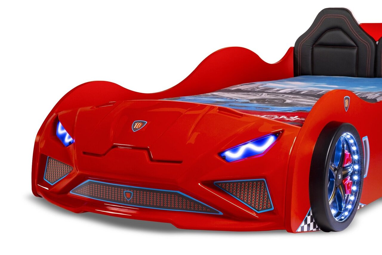 Autobetten LAMBO-RS 2 SEAT - Rot